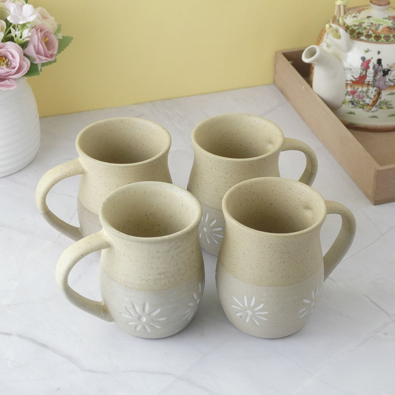 Suffolk Ceramic Mug- Set of 2 (Light Brown)