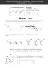 WHITE TYPHO FINIAL EXTENDABLE DOUBLE CURTAIN ROD WHITE 19MM (HARDWARE INCLUDED)