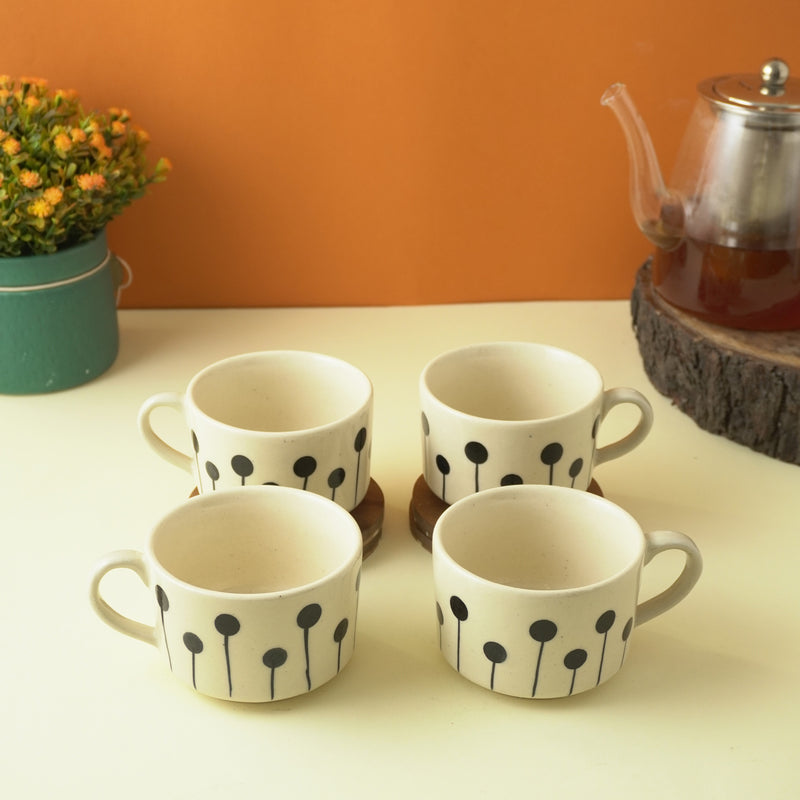 Ceramic Boho Tea Cups