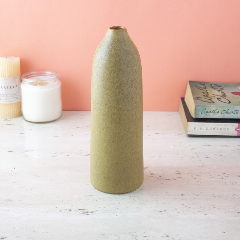 Rustic Vertical Ceramic Vase