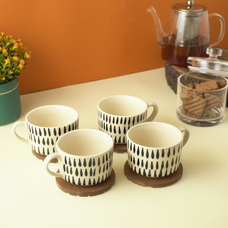Bohemian Ceramic Tea Cups