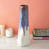 Blue Ocean Layers Ceramic Vase