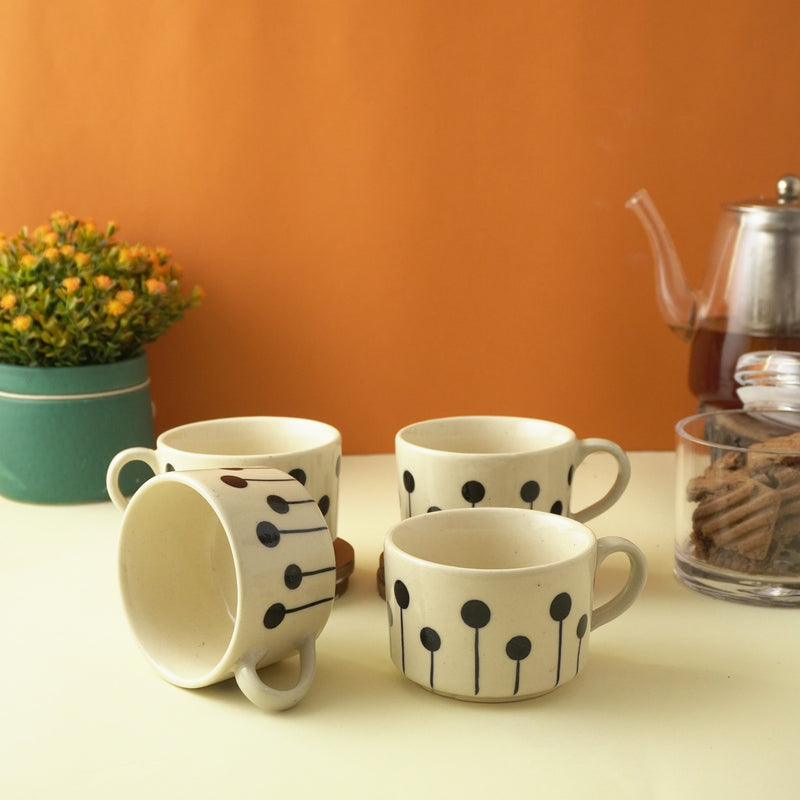 Ceramic Boho Tea Cups