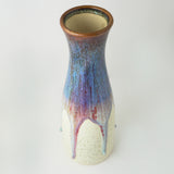 Round Blue Ocean Ceramic Vase