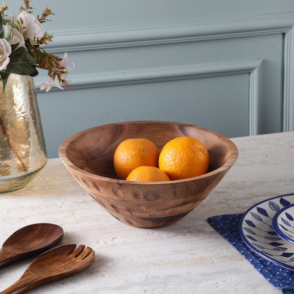 Wooden Salad Bowl-Walnut (Small)