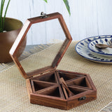 Wooden Spice Box- 6 Part