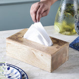 Wooden Tissue Holder- Natural