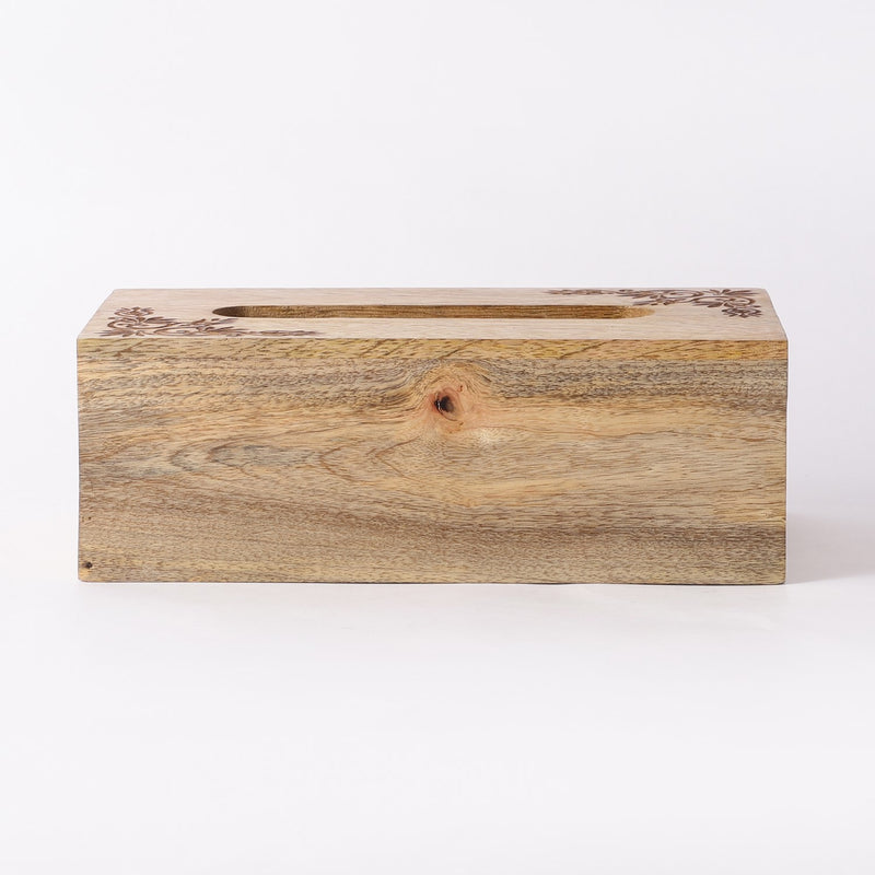 Wooden Tissue Holder- Natural