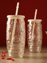 Tiki Glass Tall- Set Of 2