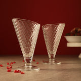 Glass Gelato Icecream Cup- Set Of 2