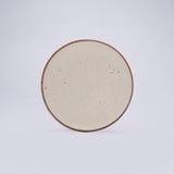 Ceramic Aesthetic Beige Quarter Plate- Set of 4