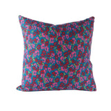 Cotton Two Way Cushion Cover- Purple & Pink (Set of 5)