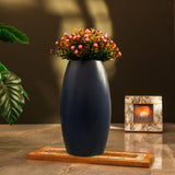 Nordiac Aqua Blue Ceramic Vase