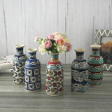 Traditional Floral Art Ceramic Vase