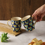 Mandala print mug - set of 2