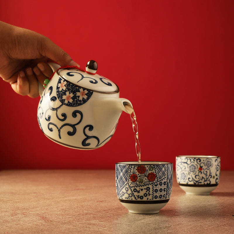 Ceramic Oriental Tea set