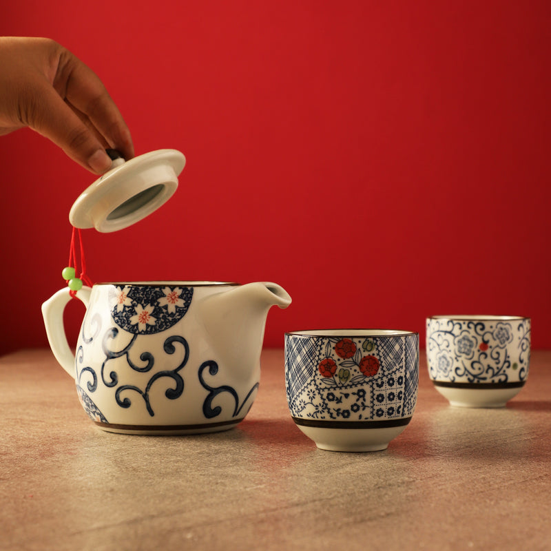 Ceramic Oriental Tea set