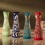 Assorted Floral Painted Ceramic Vase