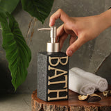 Stone Textured Soap Dispenser- Charcoal