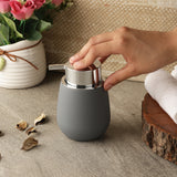 Rounded Soap Dispenser- Grey