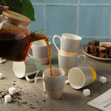 Pastel Mesh Mug Set Of 6