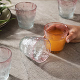 Glass Glacier Glass  Set Of 6