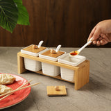 Ceramic Condiment Serving Set