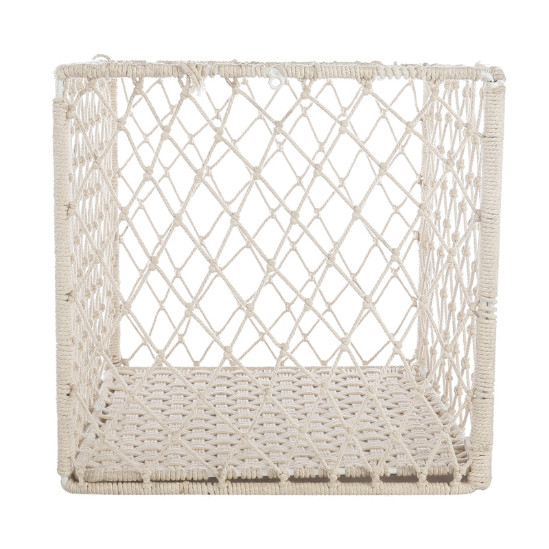 Macrame Square Multipurpose Basket