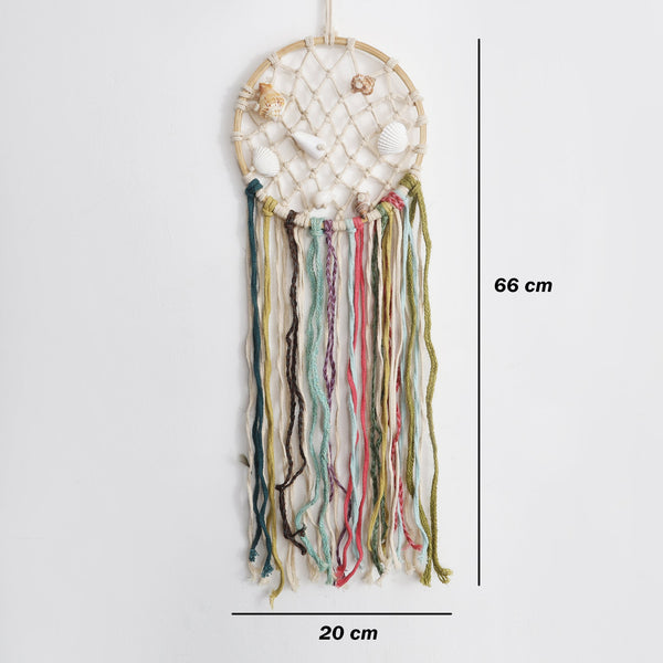 Handcrafted Dreamcatcher Wall Hanging- Multicolour