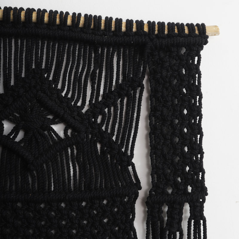 Macrame Wall Hanging- Black