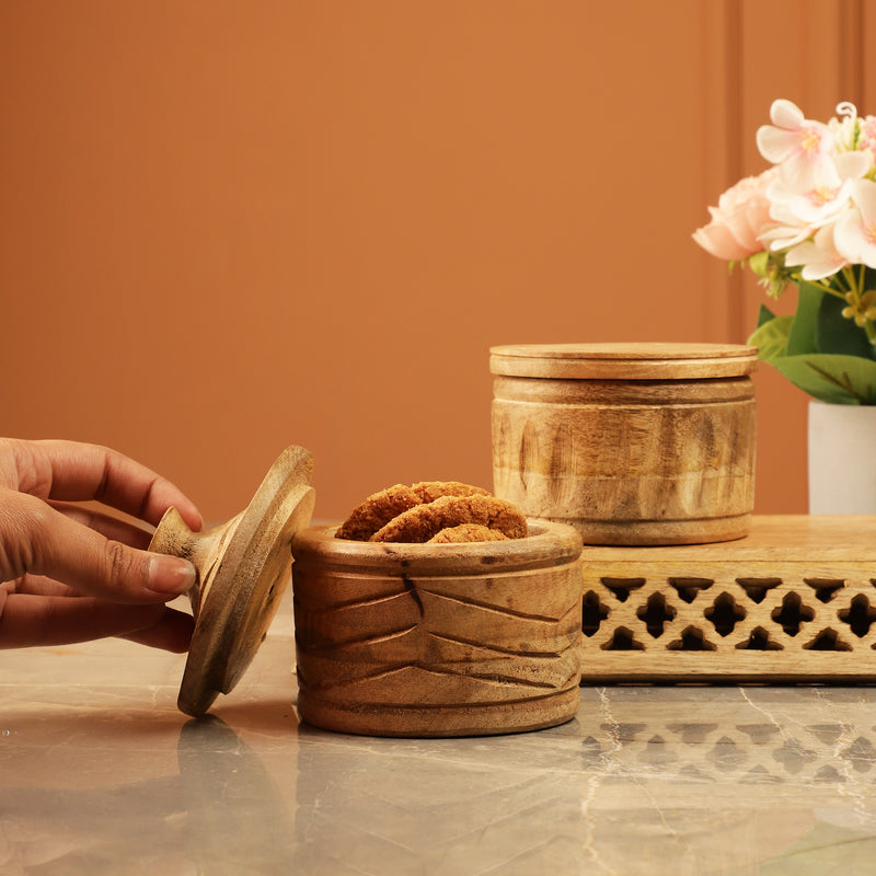 Wooden Storage Box- Natural