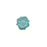 Blue Flora Drawer Knob- Set Of 4