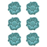 Blue Flora Drawer Knob- Set Of 4