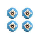 Blue Polka Drawer Knob- Set Of 4