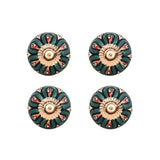 Bloom Ceramic Drawer Knobs - Set Of 4