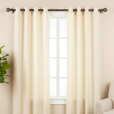 Spectra Metal Extendable Curtain Rod Black 19MM (Hardware Included)