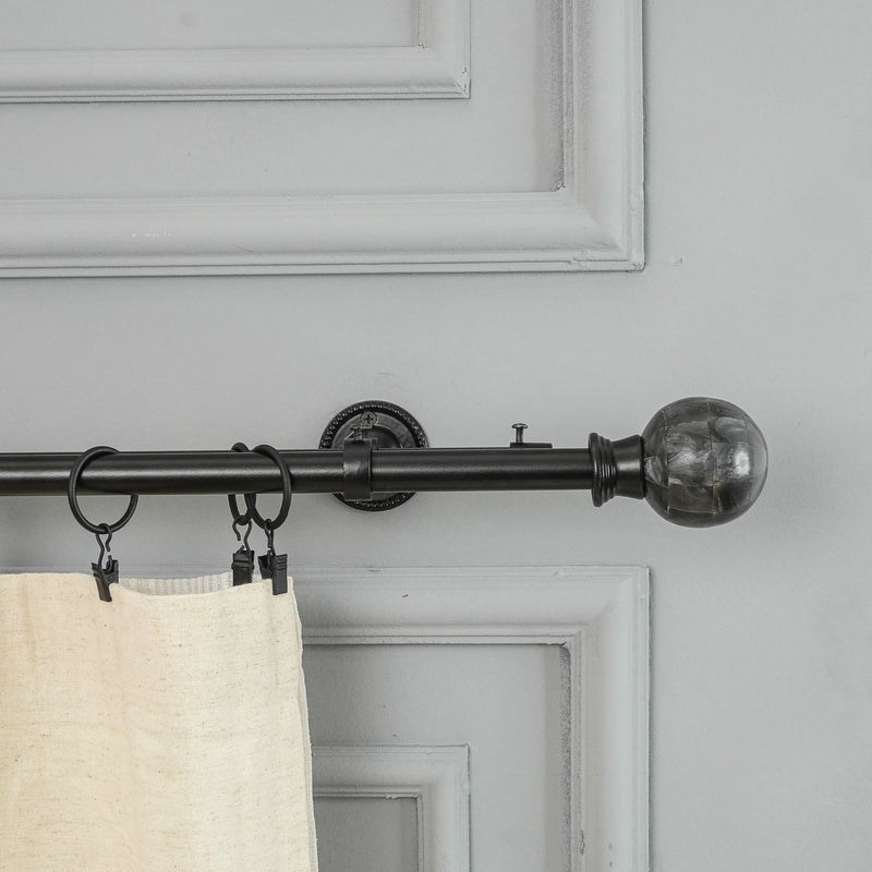 Copy of Magnamo MOP Extendable Double Curtain Rod Black 19MM (Hardware Included)