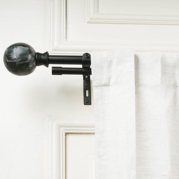 Copy of Magnamo MOP Extendable Double Curtain Rod Black 19MM (Hardware Included)