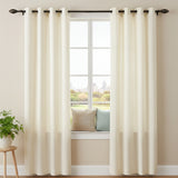 Manifesto Wooden Finial Extendable Curtain Rod Black 19MM (Hardware Included)