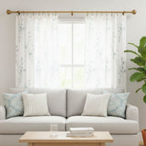 PERFORATED GOLD METAL FINIAL EXTENDABLE CURTAIN ROD GOLD 19MM (HARDWARE INCLUDED)
