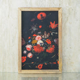 Moody Floral Canvas Painting