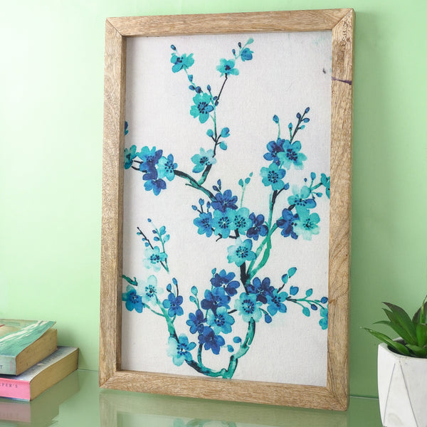 Blue Blossoms Canvas Painting