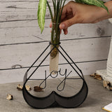 Joy Testube Planter- Black