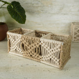 Brown Macrame Multipurpose Handcrafted Organiser