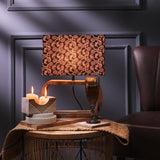 Rectangular Lamp With Traditional Black Shade