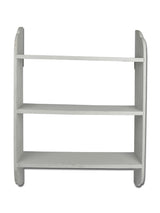 Wooden Shelf 3 Tier Wall Mounted - Grey