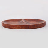 Wooden Portion Platter- Burnt Wood