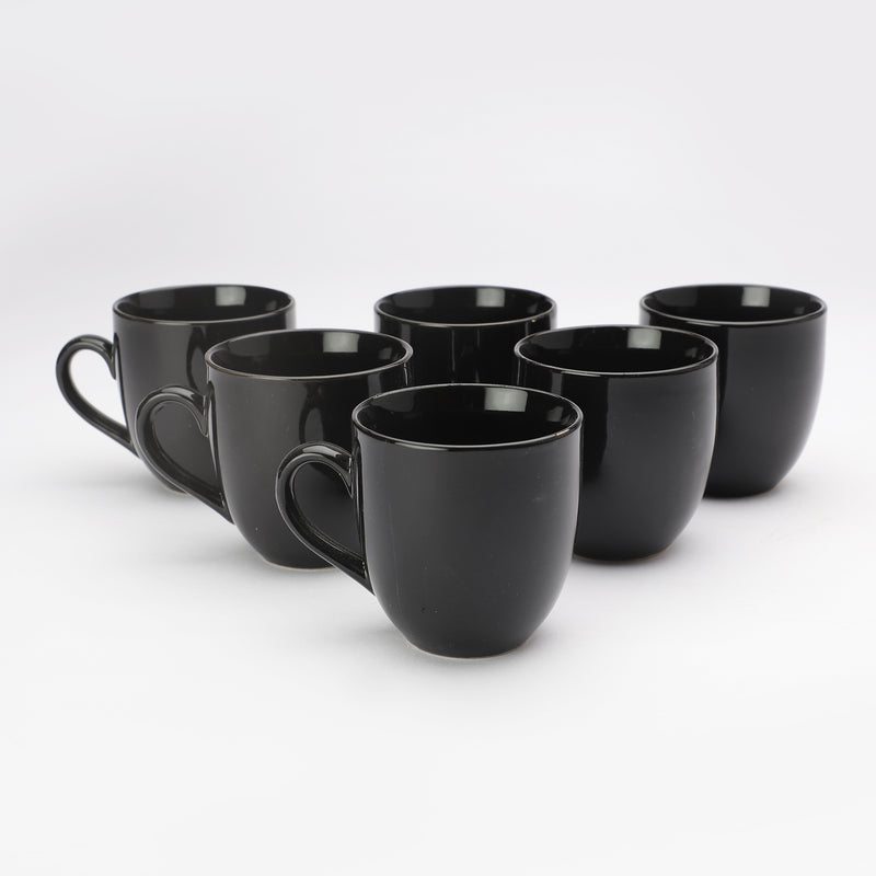 Ceramic Classic Tea Cup- Set of 6