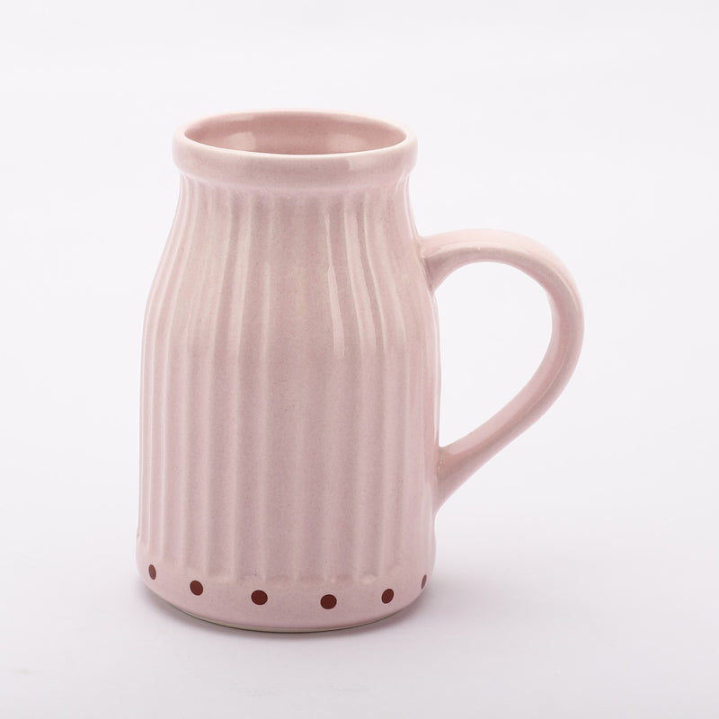 Ceramic Large Juice Mug- Pink