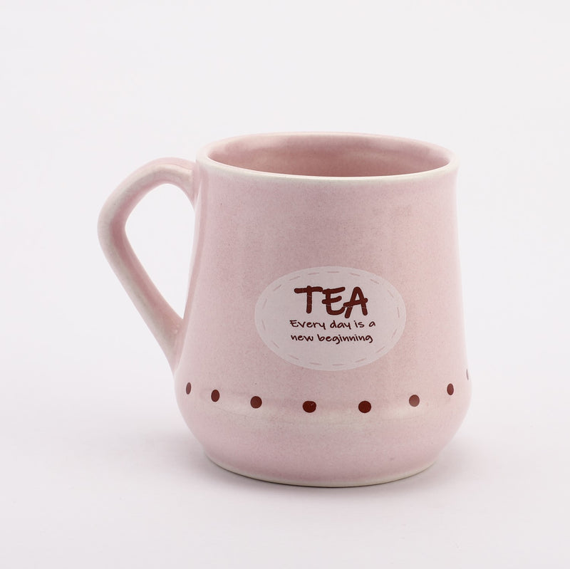 Ceramic Pastel Tea Mugs- Set of 6